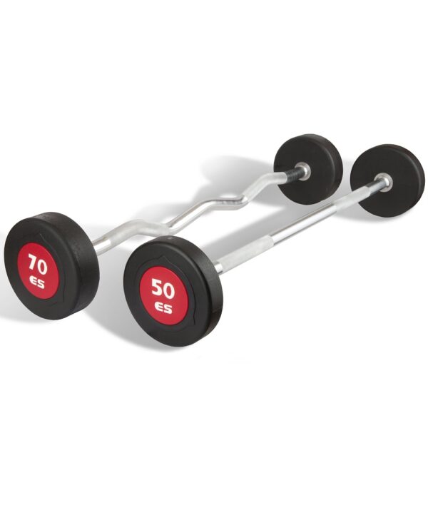 Esport (Esport Fixed E-z 10 Bar Set (Urethane) Barbells 20lb - 110lb - Image 2