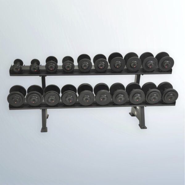 Pro-steel 10 Pairs Dumbbell Set With Pro-rack Commercial - Image 3